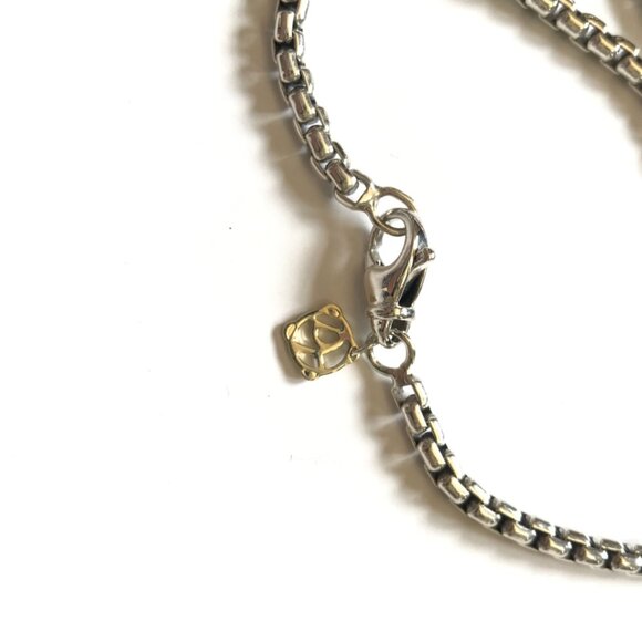 David Yurman Chain Rope Necklace Womens Sterling Silver 32" Lobster Clasp Stack - Picture 3 of 11